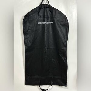 Bergdorf Goodman Fabric Garment Travel Bag Storage Dress Jacket Black 42”x 24”